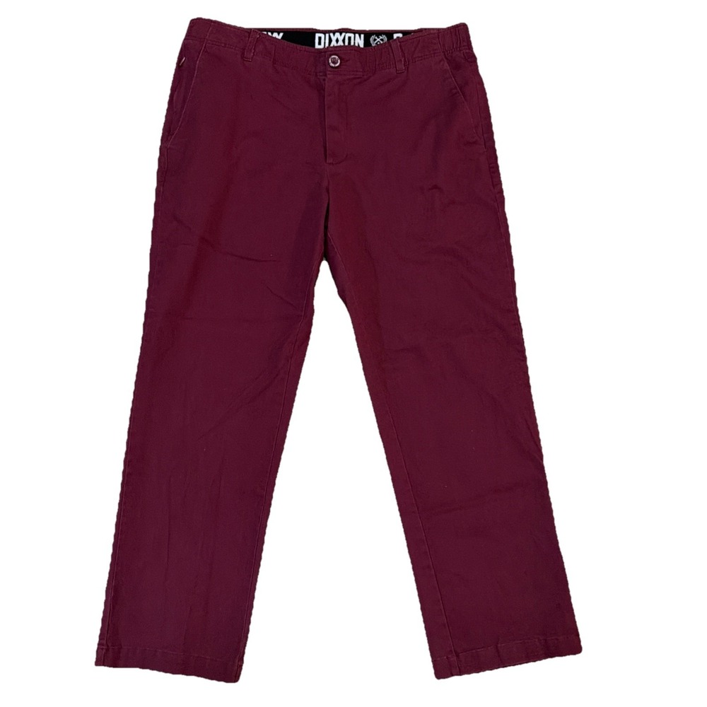 Dixxon Flannel D‎ Flex Pants Men's 38x30 Purple Stretch Straight Chino